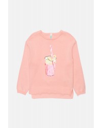 Джемпер детский для девочек Dariya светло-фиолетовый (20210100165) купить в интернет магазине одежды Brand Mix Krasnodar