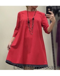 Платье трапеция цвета ультрамарин (PLT - A082) купить в интернет магазине одежды Brand Mix Krasnodar