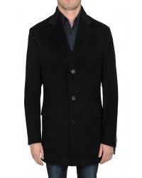 Пальто черное (PLT - 001) купить в интернет магазине одежды Brand Mix Krasnodar