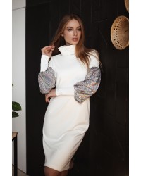 Платье спорт шик серое (1097) купить в интернет магазине одежды Brand Mix Krasnodar