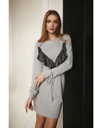Платье бархатное черное (1076) купить в интернет магазине одежды Brand Mix Krasnodar