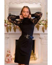 Платье черное коктельное (4584) купить в интернет магазине одежды Brand Mix Krasnodar