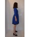 Платье коктейльное синее (L000088) - высокое качество.