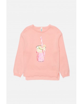 Купить Джемпер детский для девочек Caramel светло-розовый (20210310060)