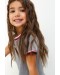 Купить Платье детское для девочек Inga светло-серый (20220200237)