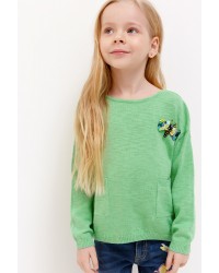 Джемпер детский для девочек с вышивкой (20220310061) купить в интернет магазине одежды Brand Mix Krasnodar