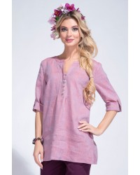 Легкая льняная блуза ( АКЛ-5575) купить в интернет магазине одежды Brand Mix Krasnodar