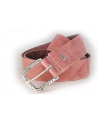 Ремень кожаный женский светло розовый (РЖ 45/76) купить в интернет магазине одежды Brand Mix Krasnodar