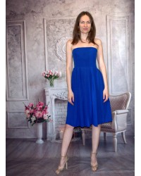 Платье коктельное синее (L000007) купить в интернет магазине одежды Brand Mix Krasnodar
