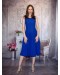 Платье коктельное синее (L000009) - высокое качество.