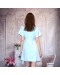 Платье с запахом нежно голубого цвета (PLT - A067) - высокое качество.