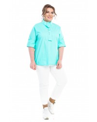 Рубашка белая женская (TTR - 009) купить в интернет магазине одежды Brand Mix Krasnodar
