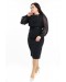 Платье коктельное черное (2696) - высокое качество.
