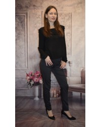 Брюки черные (L000026) купить в интернет магазине одежды Brand Mix Krasnodar