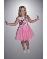 Платье детское для девочек комбинированное (20220200237) купить в интернет магазине одежды Brand Mix Krasnodar