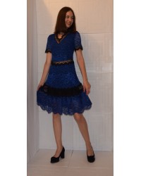 Платье бархатное красное (Стефания А2) купить в интернет магазине одежды Brand Mix Krasnodar