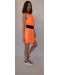 Платье оранжевое (PLT - A020) - высокое качество.