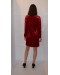 Платье - трапеция красное (L000060) - высокое качество.