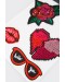 Купить Декоративные вышивки в наборе Patachi красный ( 10206930004)