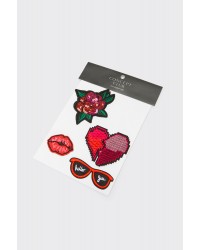 Декоративные вышивки в наборе Patachi красный ( 10206930004) купить в интернет магазине одежды Brand Mix Krasnodar